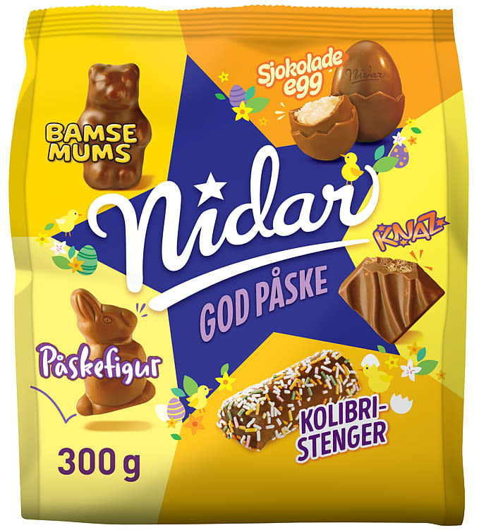 Påskefavoritter 300g Nidar