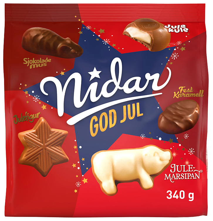 Nidar Favoritter Julepose 340g