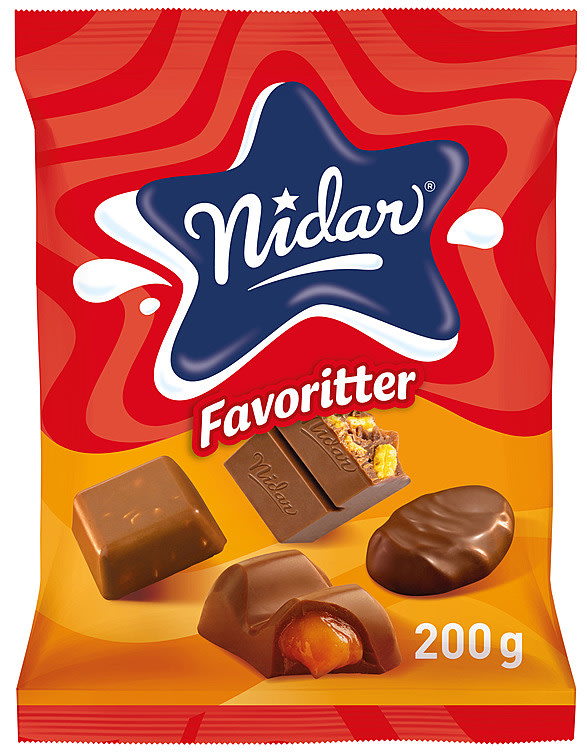 Nidar Favoritter Smash! 200g