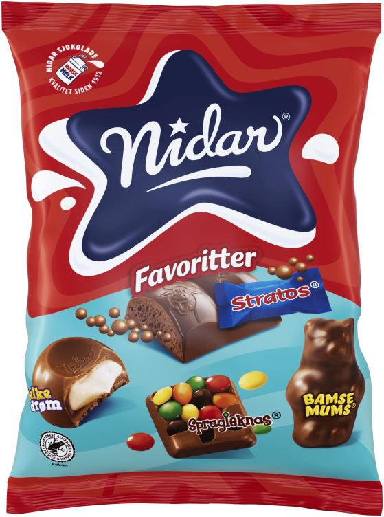 Nidar Favoritter Stratos 200g
