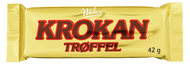 Krokantrøffel 42g Nidar