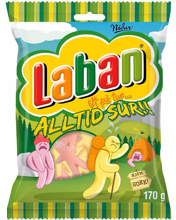 Laban Ut På Tur Alltid Sur 170 g