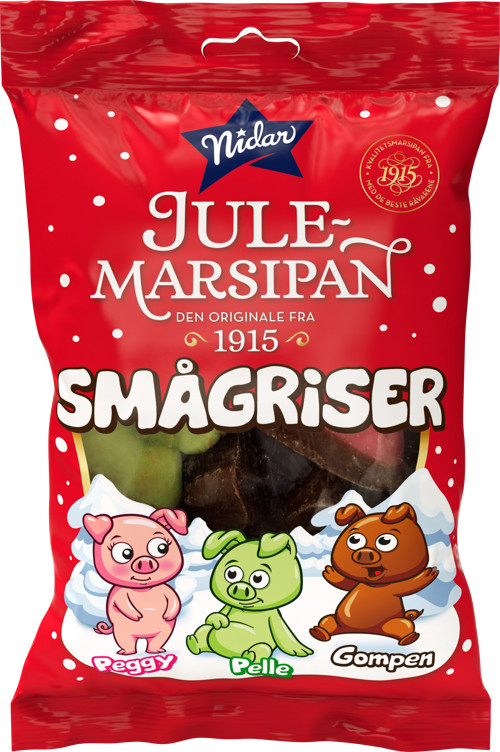 Smågriser 140g Nidar