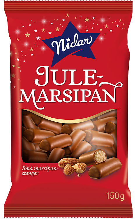 Julemarsipan Småstenger 150g Nidar