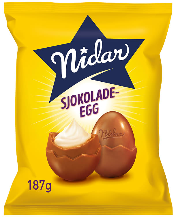 Sjokoladeegg 187g Nidar