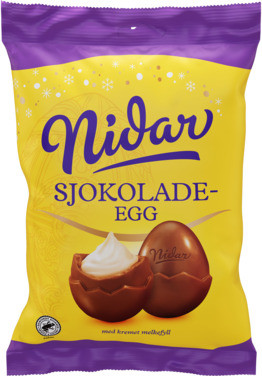 Nidar Sjokoladeegg 187g