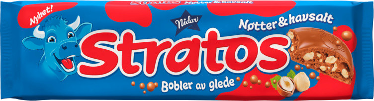 Stratos Nøtter&Havsalt 155g