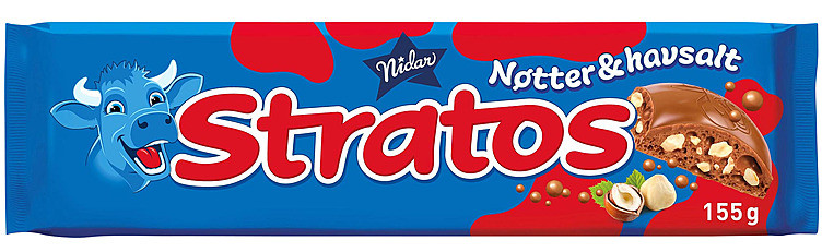 Stratos Nøtter&Havsalt 155g