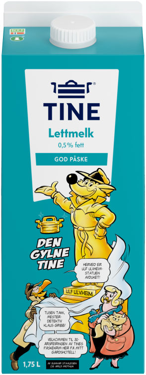 Lettmelk 0,5% 1,75l Tine