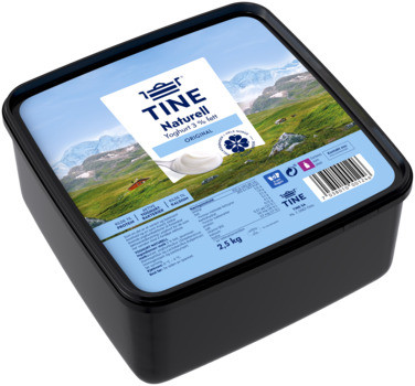 Yoghurt Naturell 2,5kg Tine