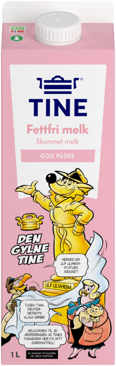 Skummet Melk 1l Tine