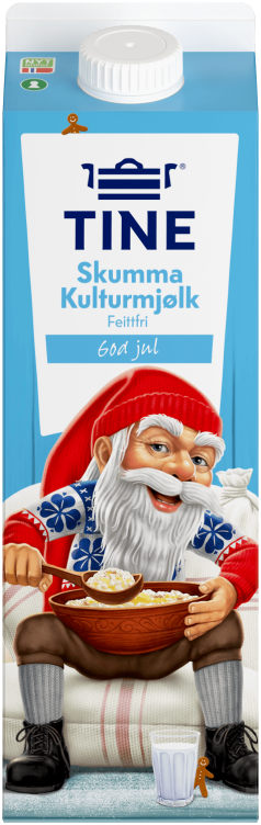 Skummet Kulturmelk 1000g Tine