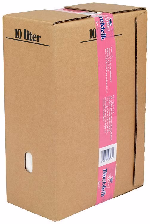 Tine Lettmelk Bag in Box 1% fett, 10 l