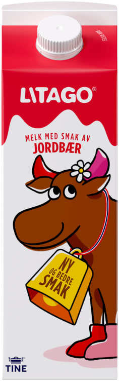 Litago Melk Jordbær 0,5l Tine