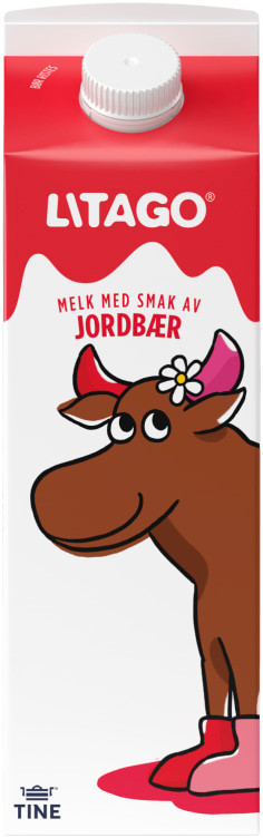 Litago Melk Jordbær 0,5l Tine