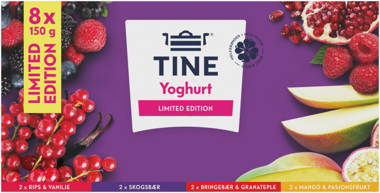Yoghurt Sesong Høstfrisk 8x150g Tine