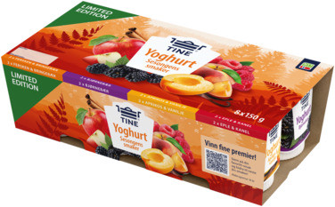 Yoghurt Sesong Høst/vinter 8x150g Tine
