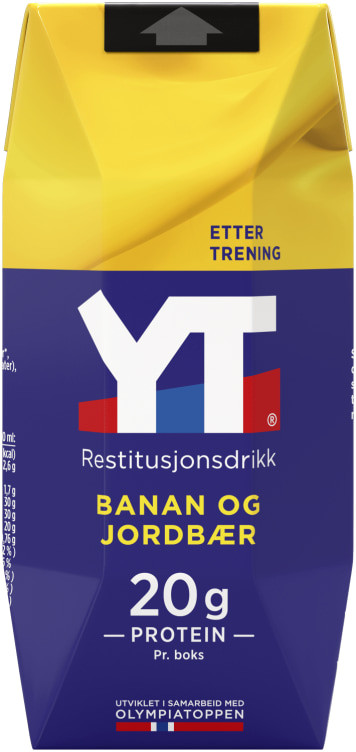 Yt Restitusjon Banan&Jordbær 330ml