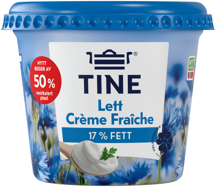 Creme Fraiche Lett 17% 300g Tine