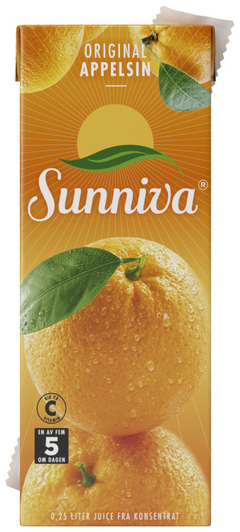 Appelsinjuice Original 250ml Sunniva