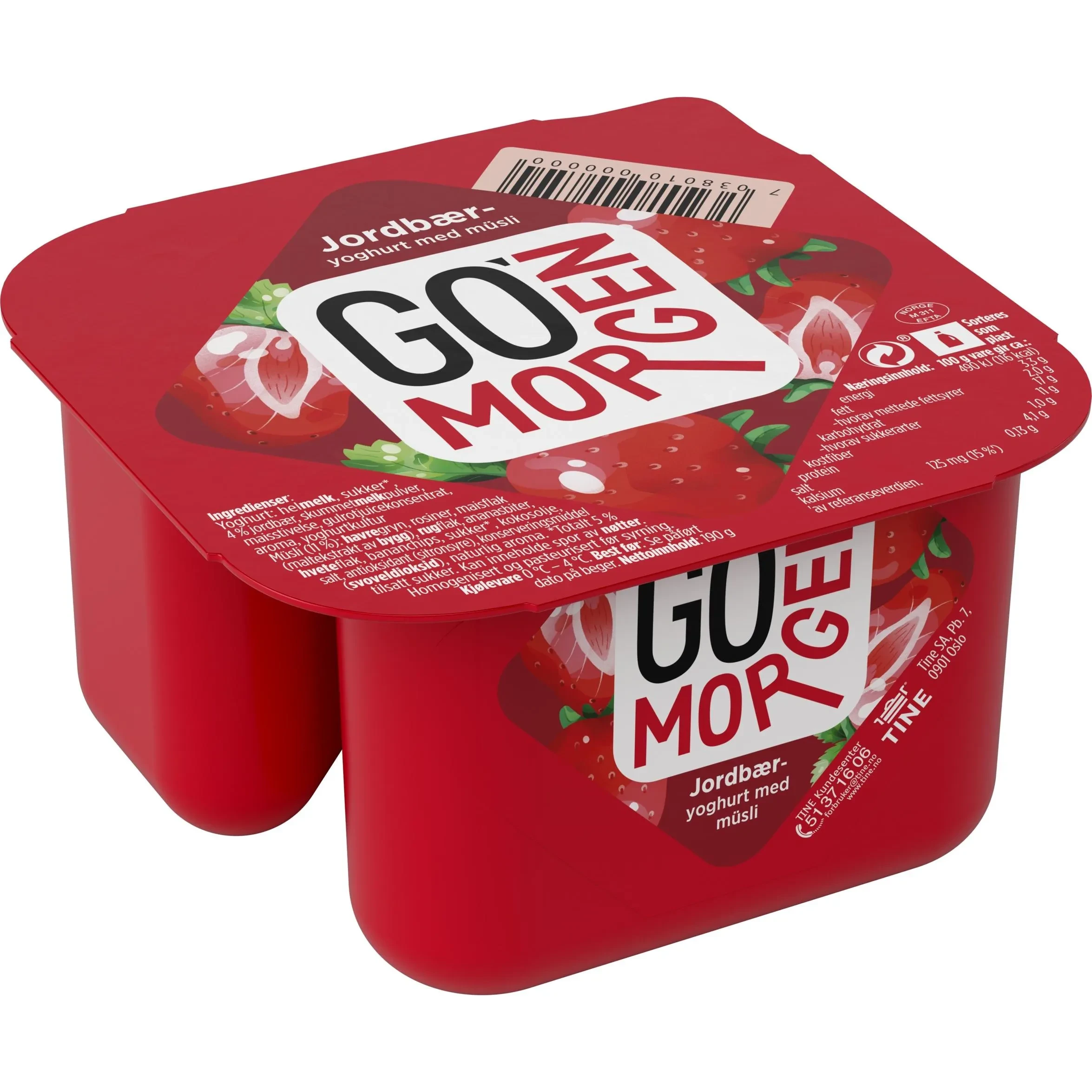 Go Morgen Jordbær 190G