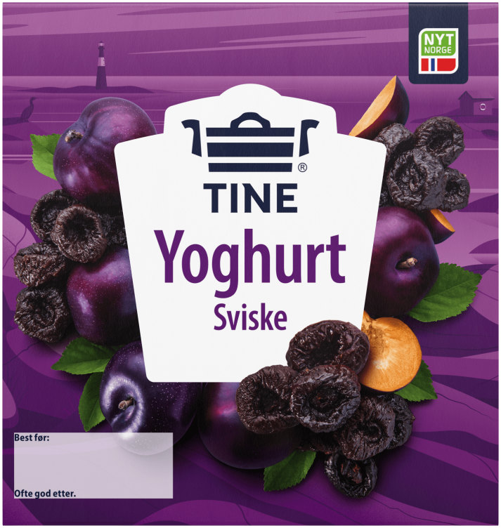 Yoghurt Sviske 4x150g Tine