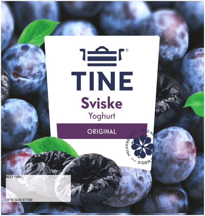 Yoghurt Sviske 4x150g Tine