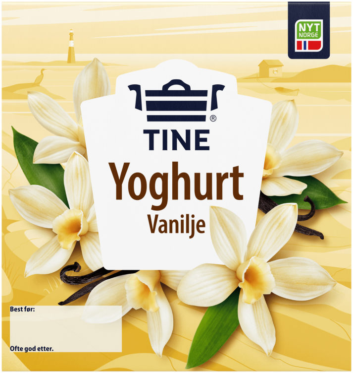 Yoghurt Vanilje 4x150g Tine