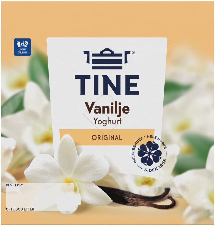 Yoghurt Vanilje 4x150g Tine