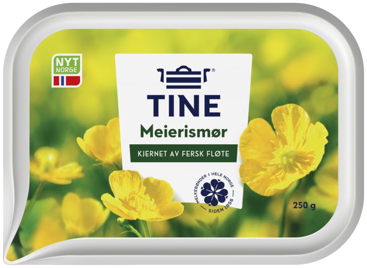 Meierismør 250g Bordpk Tine