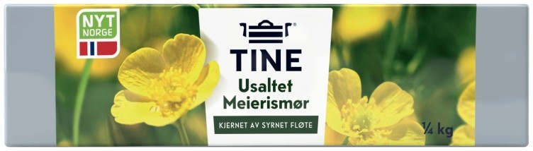 Smør Usaltet 250g Tine