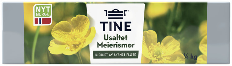 Smør Usaltet 250g Tine