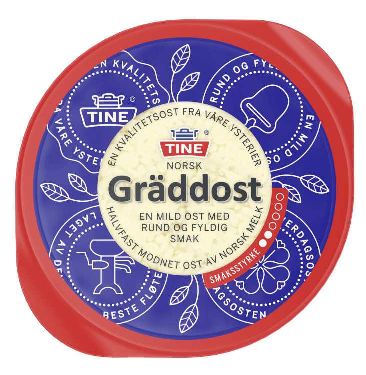 Gräddost 380g Tine