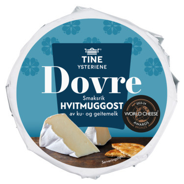 Dovre Hvitmuggost av Ku- og Geitemelk 150g Tine