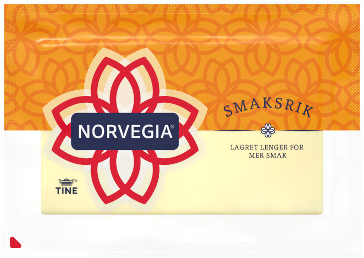 Norvegia Smaksrik 830g Tine