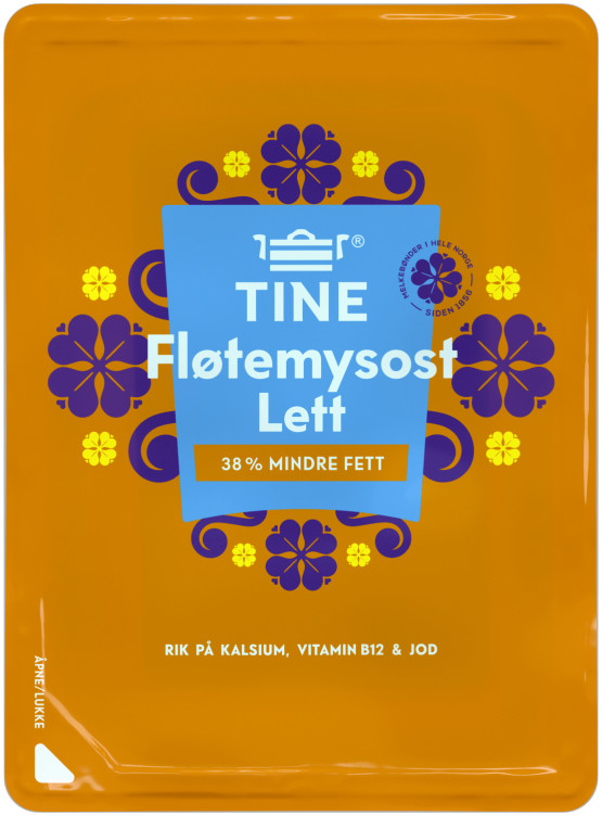 Fløtemysost Lettere skivet 130g Tine
