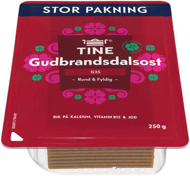 Gudbrandsdalsost Skivet 250g Tine