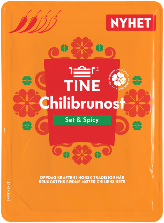 Chilibrunost skiver 130g Tine