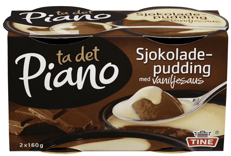 Piano Sjokoladepudding 2x160g