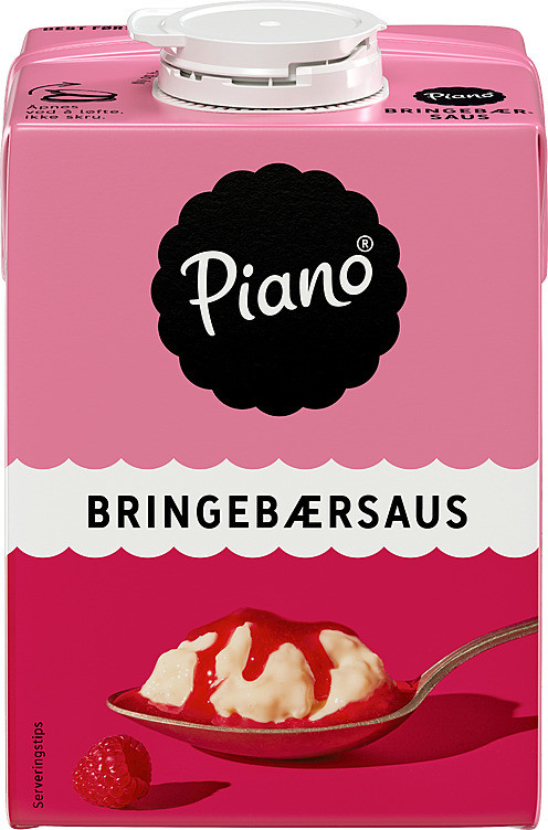 Bringebærsaus 0,5l Piano
