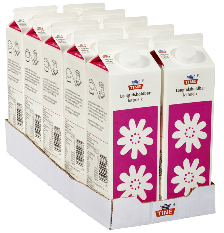 Lettmelk 1,2% Langtidsholdbar 1l Tine