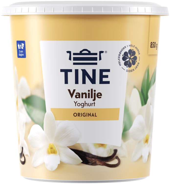 Yoghurt Vanilje 850g Tine