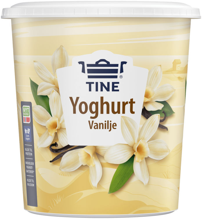 Yoghurt Vanilje 850g Tine