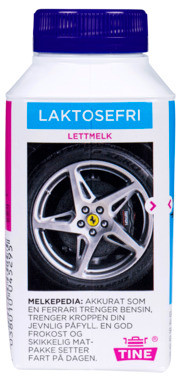 Laktosefri Lettmelk 1% 250ml Tine