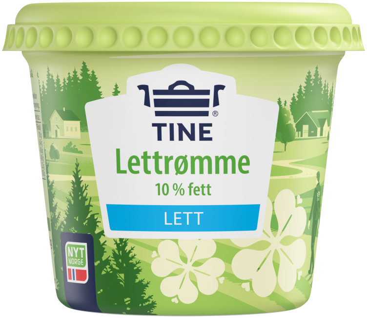 Lettrømme 10% 300g Tine