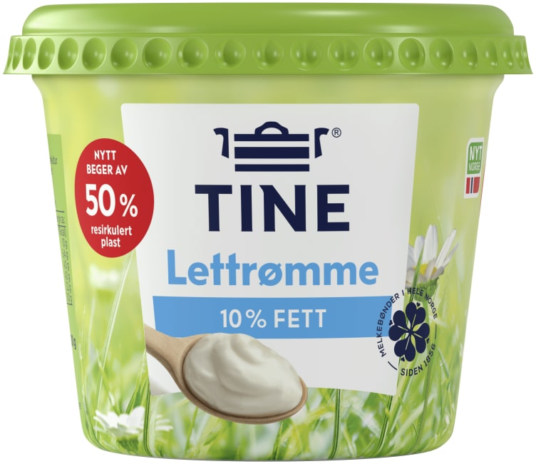 Lettrømme 10% 300g Tine