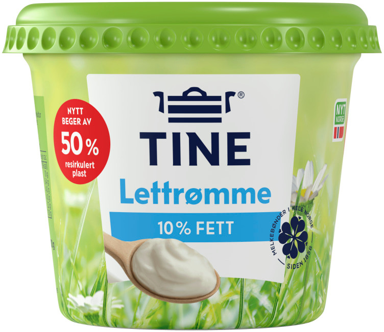 Lettrømme 10% 300g Tine