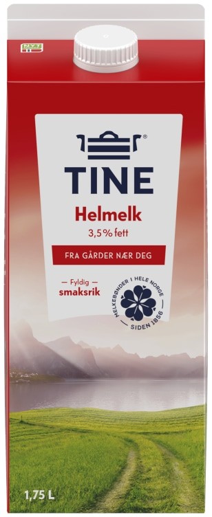 Helmelk 1,75l Tine