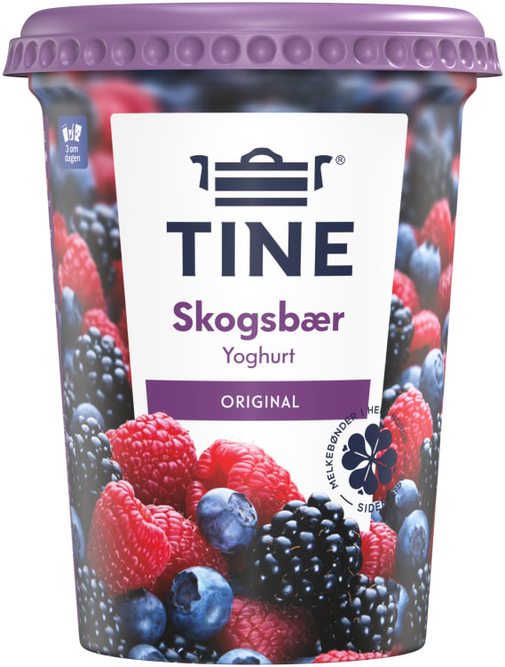 Yoghurt Skogsbær 500g Tine
