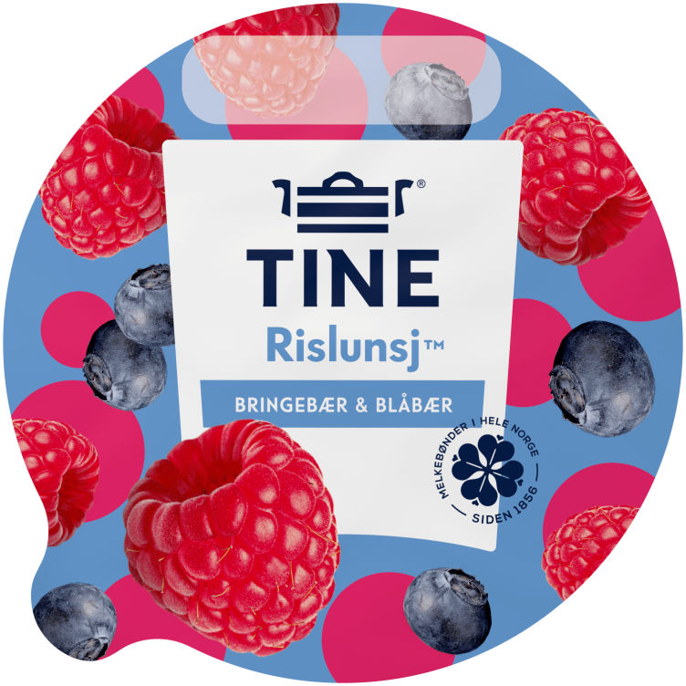 Rislunsj Bringebær/Blåbær 150g Tine